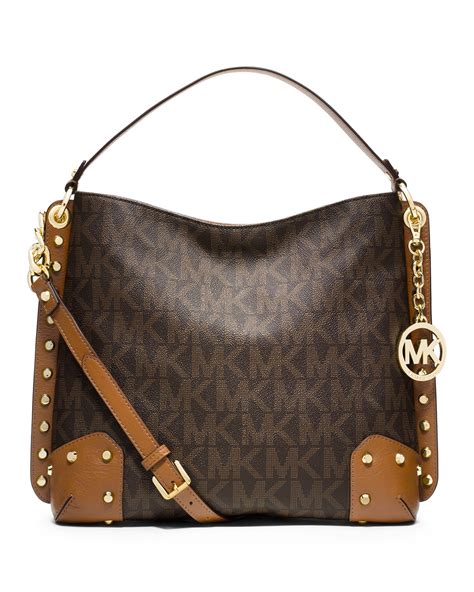 michael kors brown satchel purse|Michael Kors purse manhattan.